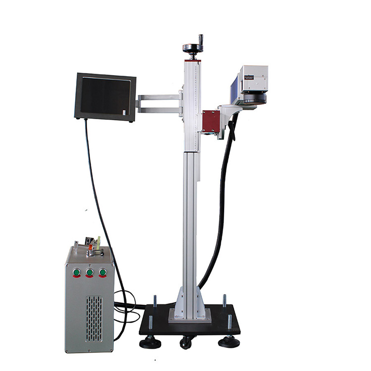 50W Fiber Fly System Laser Markeringsmaskin